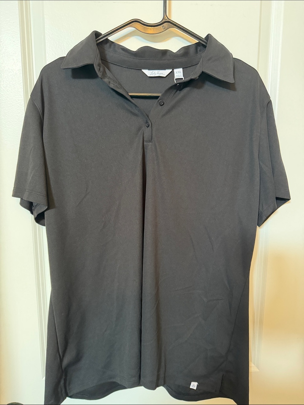 Lady Hagen Short Sleeve Polo Shirt - Black